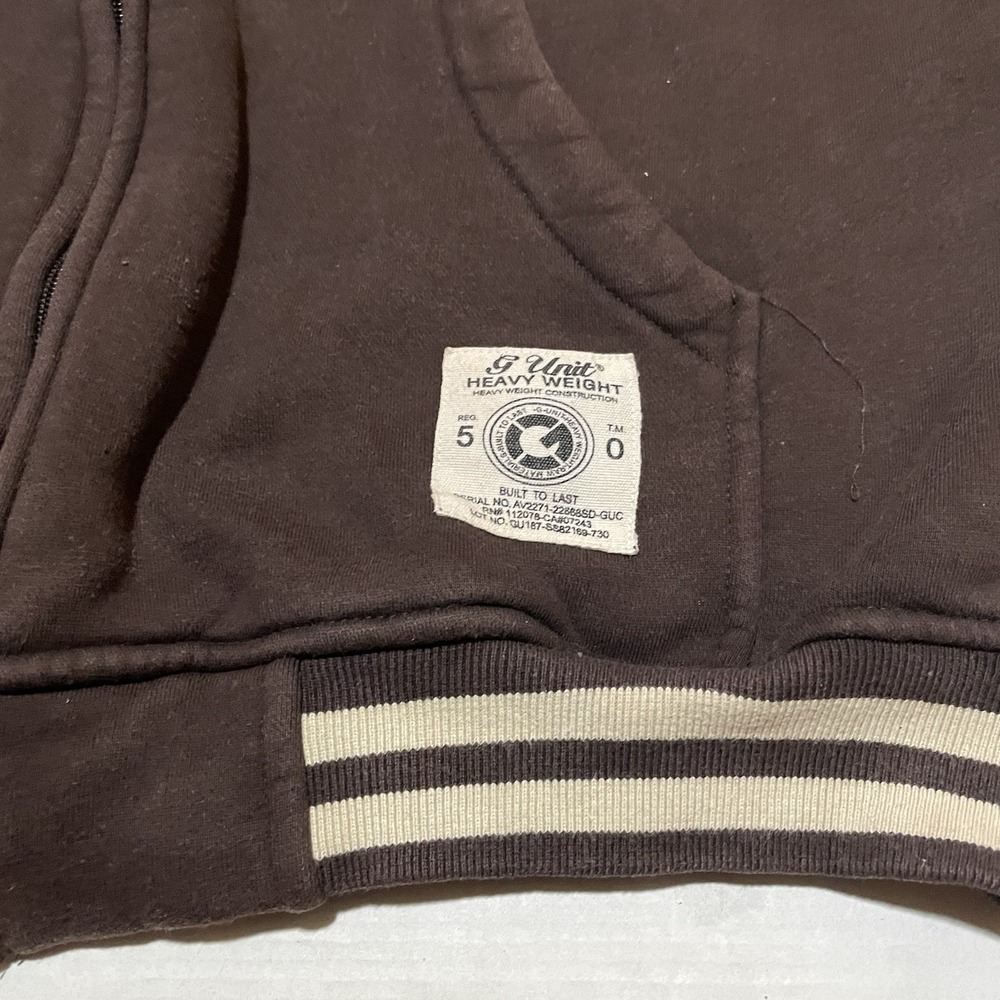 Vintage G-Unit Heavyweight Full Zip Hoodie Large 50 Cent Tony Yayo Loyd Bank - Picture 2 of 7